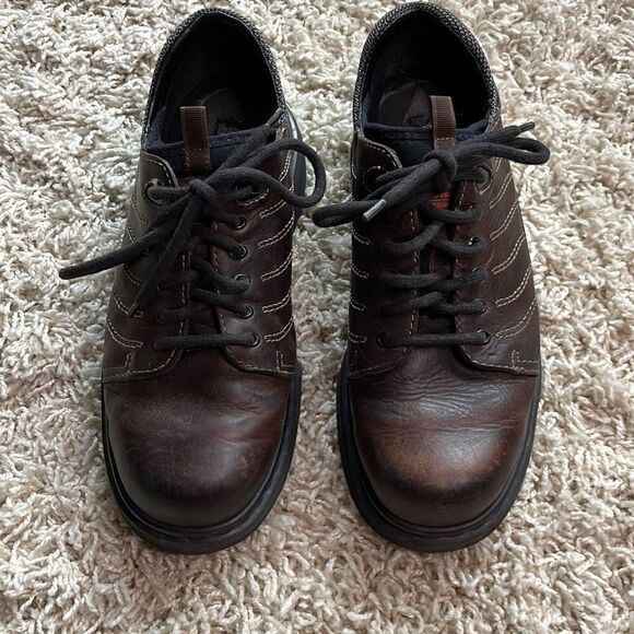 Dr. Martens Vintage Brown Lace-up Shoes Made in England AW004 Mens Size 8 main image 10